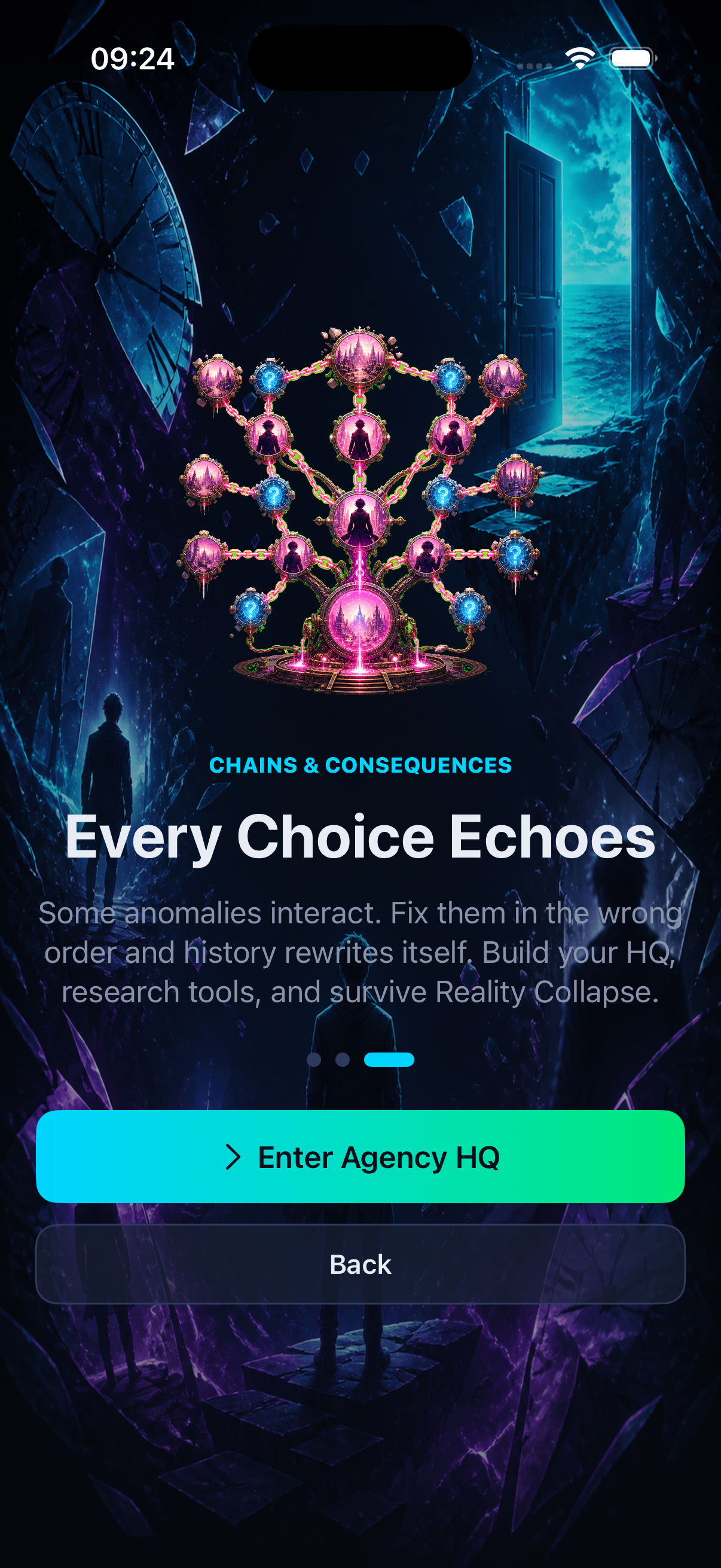 Agency Headquarters with Reality Core, Laboratory, and Archive
